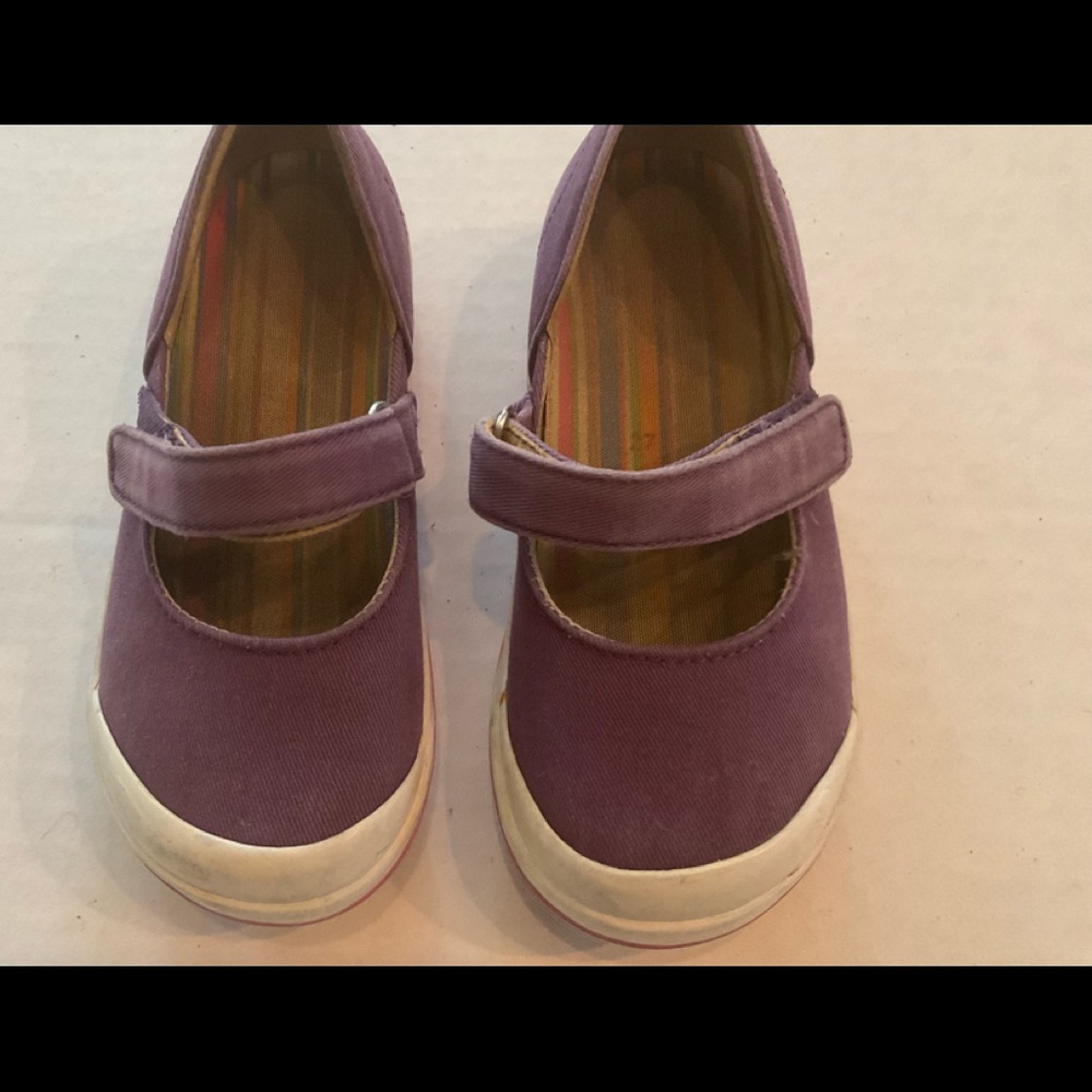 GUC Purple & Pink Fabric Mary Jane Danskos!